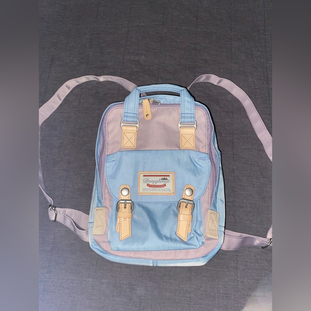 Doughnut macaroon mini backpack